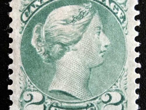 Canada #36 VF Mint HR 1872 2c light shade Small Queen