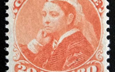 Canada #46 Fine+ Never Hinged 1893 20c Widow Weed