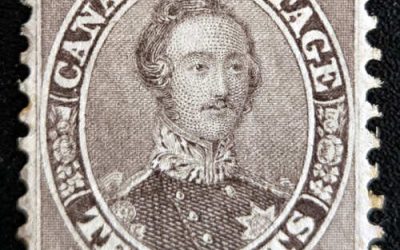 Canada #17 VFNH appearing 1859 10c shade