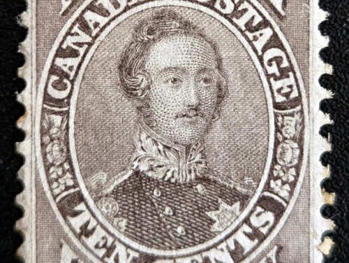 Canada #17 VFNH appearing 1859 10c shade
