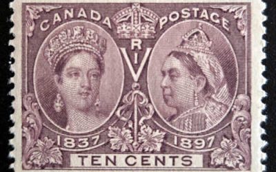 Canada #57 VF Mint 1897 10c Jubilee