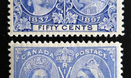 Canada #60 VFNH, 60ii VF Mint 1897 50c Jubilee shade duo