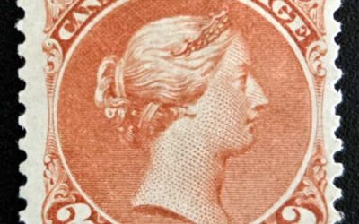 Canada #25 Fine Mint HHR OG 1868 3c LQ 1985 BPA cert