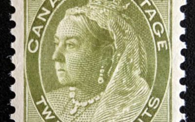 Canada #84 Fine+ Never Hinged 1900 20c QV Numeral