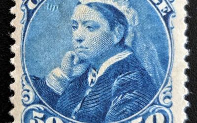 Canada #47 VF Mint HR 1893 50c WW shade