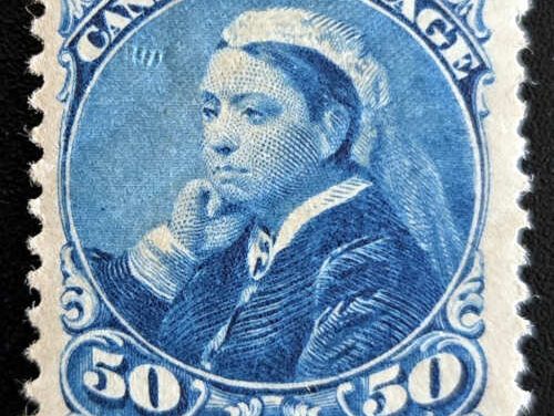 Canada #47 VF Mint HR 1893 50c WW shade