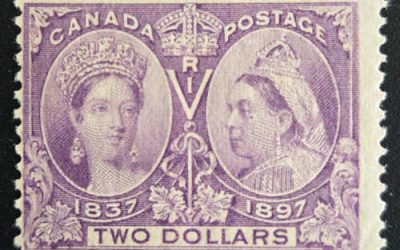Canada #62 Fine Mint HR 1897 $2 Jubilee