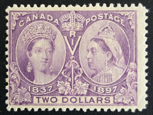 Canada #62 Fine Mint HR 1897 $2 Jubilee