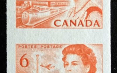 Canada #468Ac VFNH 1969 6c Centennial Imperf Pair