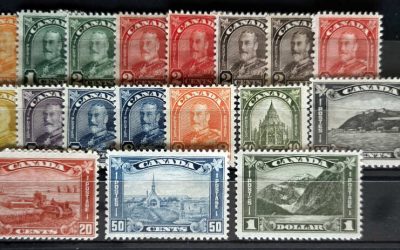 Canada #162-177 Mint and (50c) Unu 1930 George V Set (18)