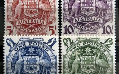 Australia #218-221 Mint 1949/50 Arms Set (4)