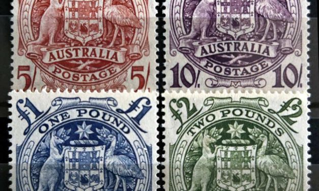 Australia #218-221 Mint 1949/50 Arms Set (4)