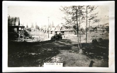 Allenby, BC Unu Mining Town real photo Postcard