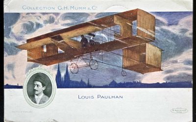 France 18 Jun 1910 10c Louis Palhan, Voisin colour Postcard to B.A.