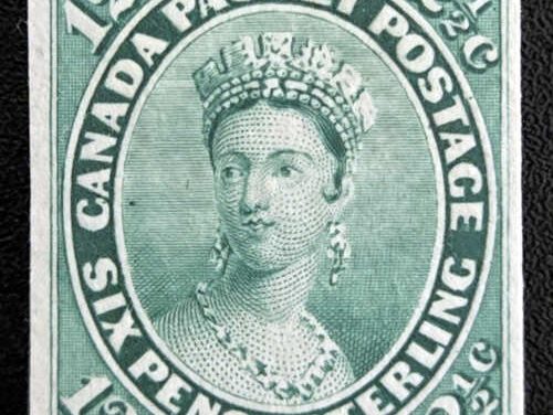 Canada #18TC VF 1864 12.5c Plate Proof