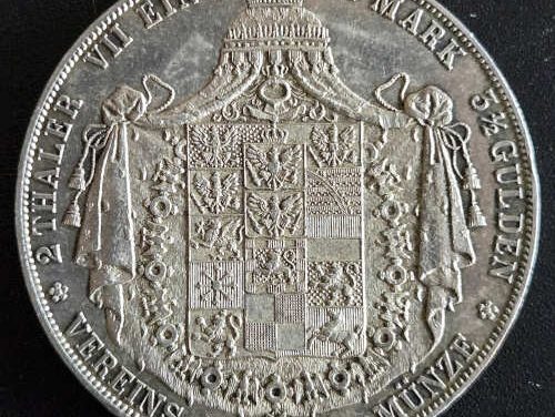 Prussia Unc 1856A Friedrich Wilhelm IV Silver 2 Thaler