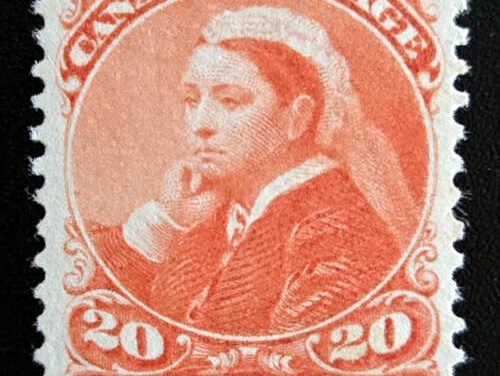 Canada #46 VF Very Fine Mint 1893 20c Widow Weed
