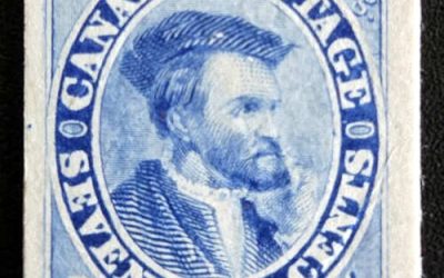 Canada #19TC VF 1867 17c trial colour Pl. Proof, India paper wr.