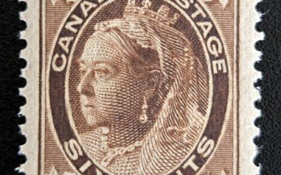 Canada #71 VFNH 1897 6c QV Maple Leaf