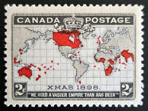 Canada #85 VFNH 1898 2c Map selected for centering
