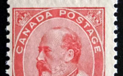Canada #90 Never Hinged 1903 2c Edward VII Misperf