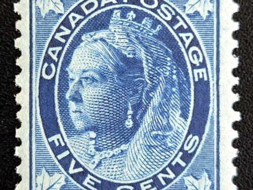 Canada #70 VFNH 1897 5c QV Maple Leaf