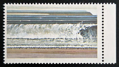 Canada #726b Never Hinged 1979 $1 Fundy Missing Black Inscriptions & Tagging, 200 known