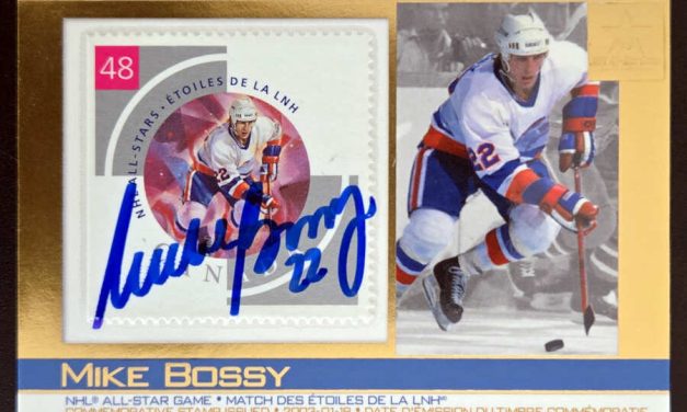 Mike Bossy Autographed 2003 48c CP Stamp Card w/ COA