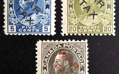 Canada #MR2B-MR2D Fine Mint 1st 2 NH 1915 War Tax Set (3)