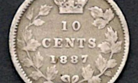 Canada VG 1887 QV Golden Jubilee Silver 10 Cents