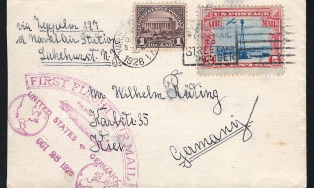USA Graf Zeppelin 1928 First Flight Airmail Cover to Germany