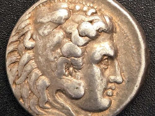 Alexander the Great 311-305 BC 16.93gm Macedonia Silver Tetradrachm