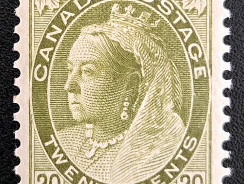 Canada #84 VF Mint 1900 20c QV Numeral