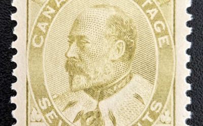 Canada #92 VF Mint 1903 7c Edward VII shade
