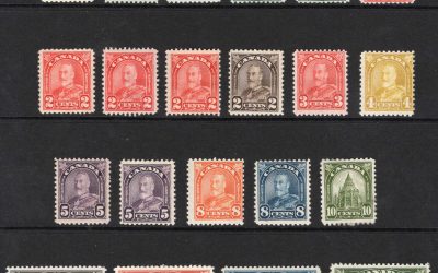 Canada #162-177 Mint 1930/31 George V Arch Set (20)