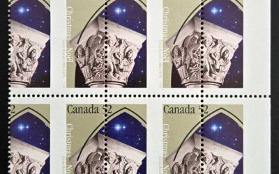 Canada #1586 VFNH UR 1995 52c Christmas Misperf Block (4+)