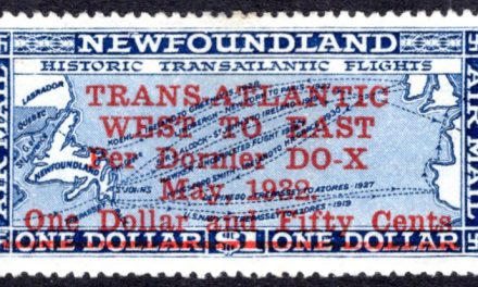 Newfoundland #C12 1932 Do-X Airmail Signed on reverse