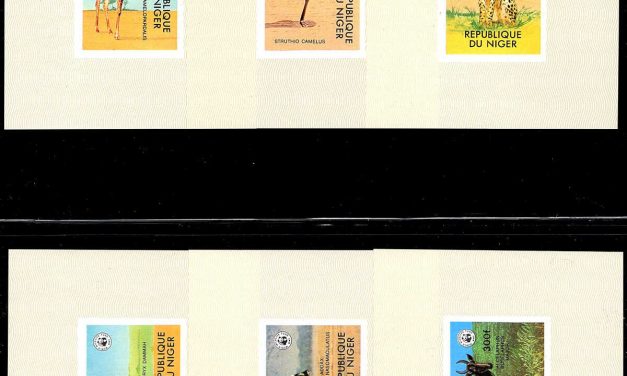 Niger #447-452 Set of deluxe mini-sheets of the 1978 World Wildlife Fund WWF series