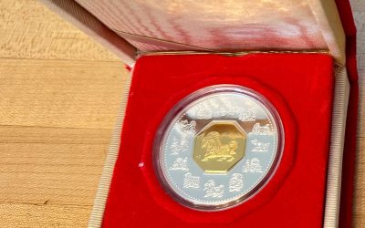Canada Proof 2002 gold cameo Year of the Horse $15 Silver #48,367/59,935 .9937oz ASW