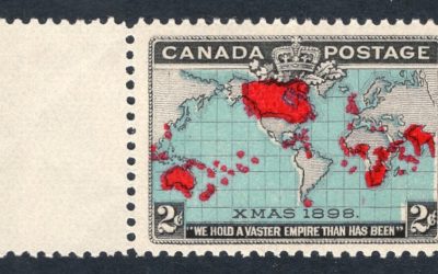 Canada #86b VF Mint NH left sheet margin 1898 2c Shifted Oceans 2026