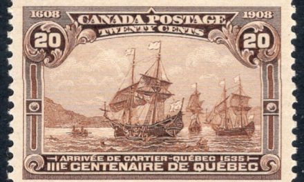 Canada #103. VF Mint Never Hinged 1908 20c Quebec 2026