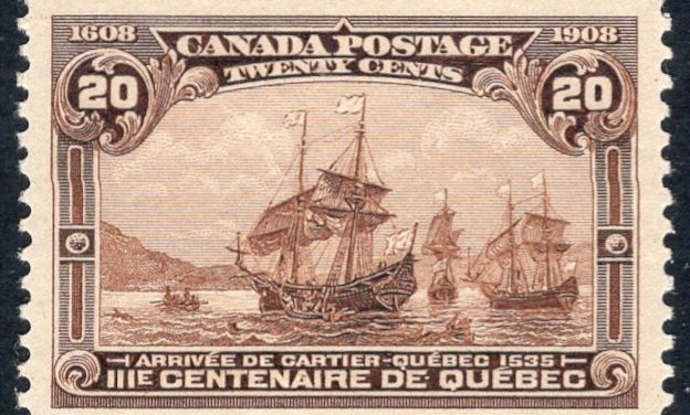 Canada #103. VF Mint Never Hinged 1908 20c Quebec 2026