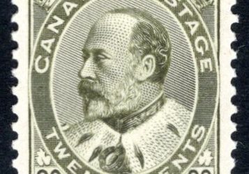 Canada #94 20c olive, Edward VII issue