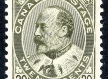 Canada #94 20c olive, Edward VII issue