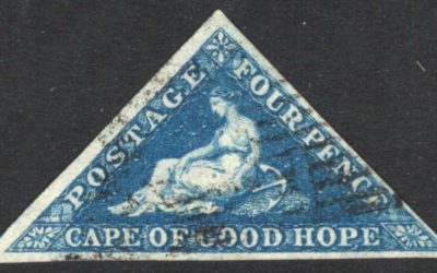 Cape of Good Hope #2 F/VF Used 1853 4d Triangle 2025 Scott