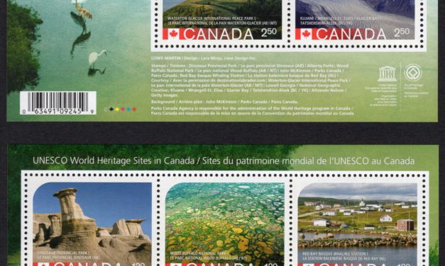 Canada #2844, 2857 VF Mint NH 2015 recalled Hoodoos and replacement Dinosaur Park S/S duo