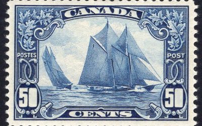 Canada #158 VF Mint 1929 50c Bluenose