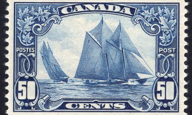 Canada #158 VF Mint 1929 50c Bluenose