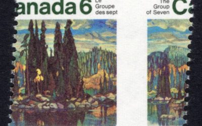 Canada #518 Never Hinged 1970 6c Group of Seven Misperf, ex G.D. Mass