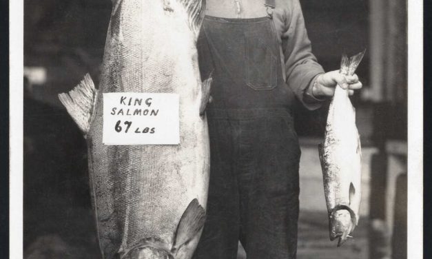 Canada Postcard. British Columbia. Campbell River. King Salmon Fishing. Real Photo Postcard